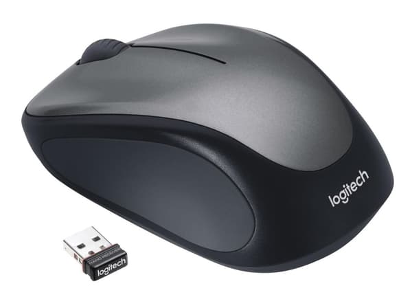 Logitech M235 - Trådlös mus - Grå/svart