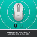 Pikkukuva 4 / 6: Logitech Signature M650 L - Langaton hiiri vasenkätisille - luonnonvalkoinen