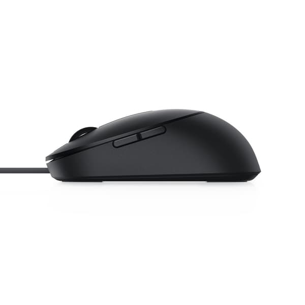 Dell MS3220 - Mus - laser - 5 knappar - trådbunden - USB 2.0 - svart - med 3 års Advanced Exchange Service