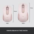 Pikkukuva 7 / 7: Logitech Signature M650 L - Hiiri - iso koko - optinen - 5 painiketta - langaton - Bluetooth, 2,4 GHz - Logitech Logi Bolt USB-vastaanotin - ruusu (91