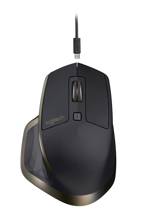 Logitech MX Master mus RF trådløs + Bluetooth Laser 1000 DPI Højrehåndet