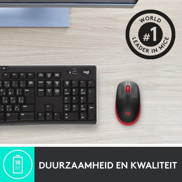 Logitech M190 mus RF Trådlös Optisk 1000 DPI Ambidextrous