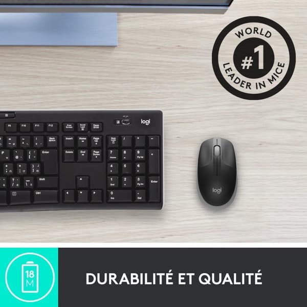 Logitech M190 mus RF Trådløs Optisk 1000 DPI Ambidextrous