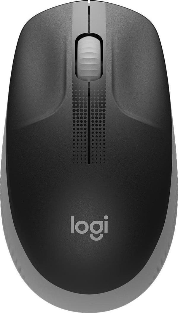 Logitech M190 mus RF Trådløs Optisk 1000 DPI Ambidextrous Sort, Grå