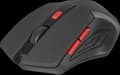 Pikkukuva 2 / 3: MOUSE DEFENDER ACCURA MM-275 RF MUSTA & PUNAINEN OPTINEN 1600DPI 6P