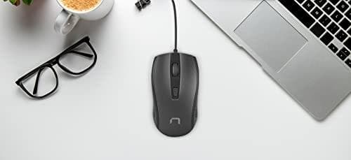 Natec Optical Mouse HOOPOE 2 1600 DPI, USB, Svart