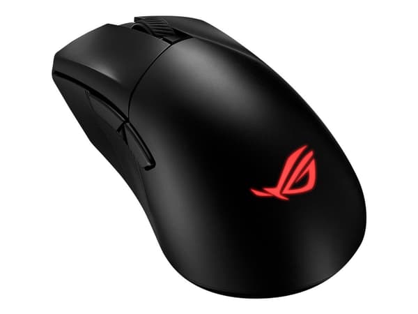ASUS ROG Gladius III Wireless AimPoint, Oikeakätinen, Optinen, RF Wireless + Bluetooth + USB Type-A, 36000 DPI, Musta