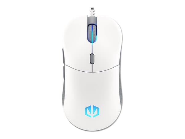 Endorfy GEM Plus Onyx - Mus - optisk - 6 knappar - kabelansluten - USB-A - vit - detaljhandel Vit
