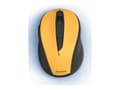Miniatyrbilde 2 av 5: Hama MW-400 V2 - Mus - ergonomisk - høyrehendt - optisk - 6 knapper - trådløs - 2.4 GHz, RF - USB trådløs mottaker - gul