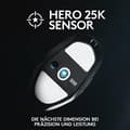 Miniatyrbild 5 av 6: Logitech G G303 Shroud Edition - Mus - optisk - trådlös, trådbunden - USB, LIGHTSPEED - Logitech LIGHTSPEED-mottagare
