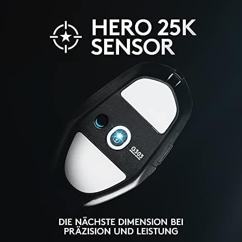 Logitech G G303 Shroud Edition - Mus - optisk - trådlös, trådbunden - USB, LIGHTSPEED - Logitech LIGHTSPEED-mottagare