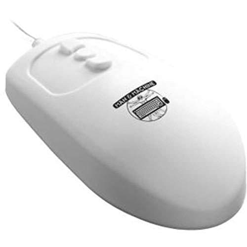 Man & Machine Mighty Mouse 5 USB White - Möss (Ambidextrous, USB, White)