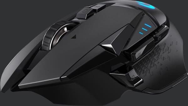 Logitech G G502 LIGHTSPEED mus Högerhänt RF trådlös 16000 DPI