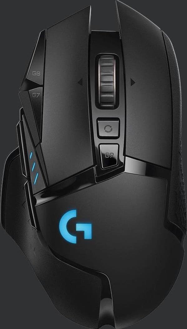 Logitech G G502 LIGHTSPEED mus Högerhänt RF trådlös 16000 DPI