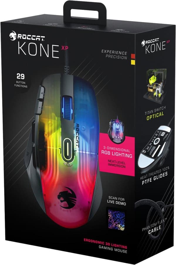 ROCCAT Kone XP - Spelmus - Svart