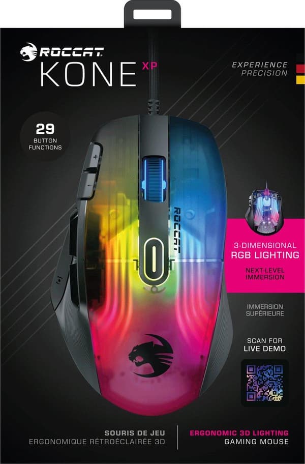 ROCCAT Kone XP - Spelmus - Svart