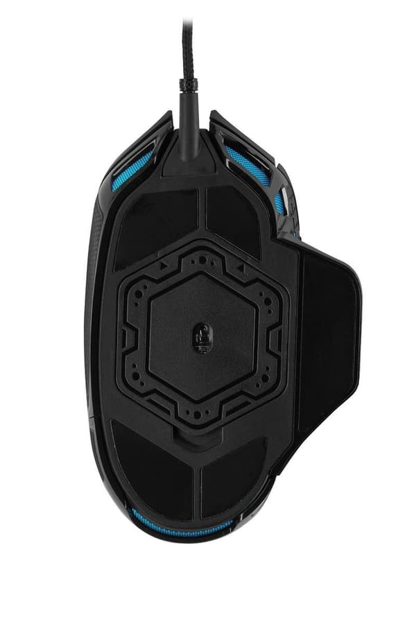 Corsair Nightsword - Spelmus - 18000 DPI - Svart