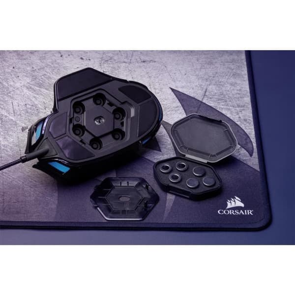Corsair Nightsword - Spelmus - 18000 DPI - Svart