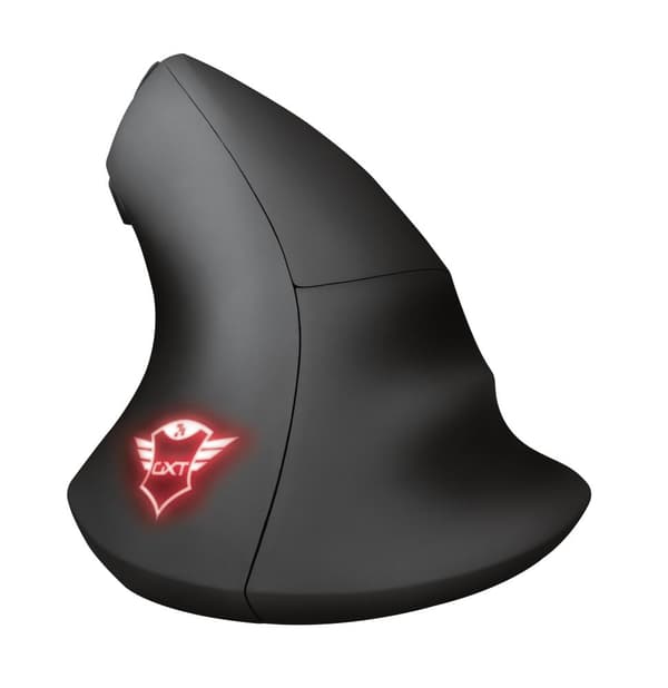 Trust GXT 144 Rexx - Vertikal spillemus - Ergonomisk / Sort