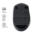 Miniatyrbild 6 av 9: Logitech M590 Multi-Device - Tyst trådlös mus - Svart