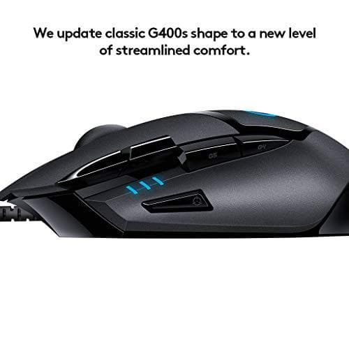 Logitech Hyperion Fury G402 - Hiiri - Oikeakätinen - 8 painiketta - langallinen - USB