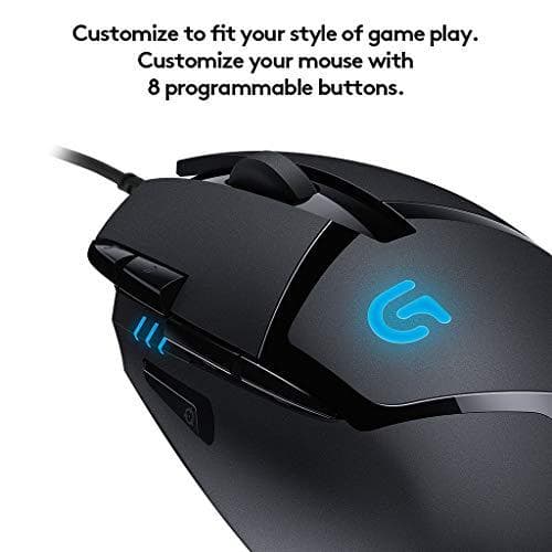 Logitech Hyperion Fury G402 - Hiiri - Oikeakätinen - 8 painiketta - langallinen - USB