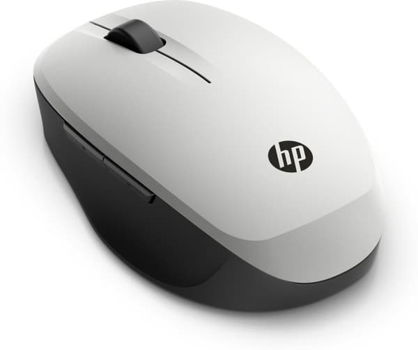 HP Dual Mode - Hiiri - optinen - langaton - Bluetooth, 2,4 GHz - langaton vastaanotin (USB) - hopea - OMEN by HP 16, ENVY 13, ENVY x360, Pavilion 15,