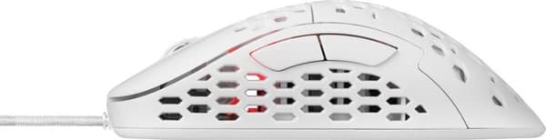 DELTACO GAMING GAM-106-W Ultralätt spelmus - 6 knappar - 6400 DPI - Vit