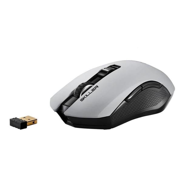 Sharkoon Skiller SGM3 Mus RF Trådlös+USB Type-A Optisk 6000 DPI högerhänt