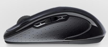 Logitech Wireless Mouse M510 - Mus - laser - 5 knapp(ar) - trådlös - 2,4 GHz - trådlös mottagare (USB) - svart (910-001826)