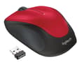 Miniatyrbillede 2 af 5: Logitech M235 - 2. generation - Mus - højre- og venstrehåndet - optisk - trådløs - 2,4 GHz - trådløs modtager (USB) - rød
