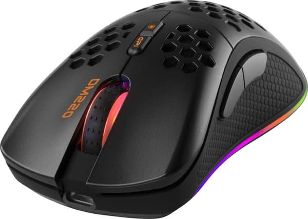 Deltaco Gaming DM220 Trådlös RGB Gaming Mus - 6400 DPI - Svart