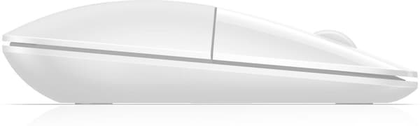 HP Z3700 - Mus - blå LED - trådlös - 2,4 GHz - trådlös mottagare (USB) - vit (V0L80AA#ABB)