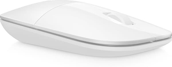 HP Z3700 - Mus - blå LED - trådlös - 2,4 GHz - trådlös mottagare (USB) - vit (V0L80AA#ABB)