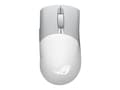 Pikkukuva 1 / 5: ASUS ROG Keris Wireless AimPoint, Oikeakätinen, Optinen, RF Wireless + Bluetooth + USB Type-C, 36000 DPI, Valkoinen