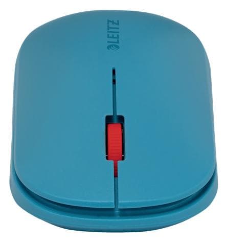 Leitz SureTrack trådlös Bluetooth-datormus - Bluetooth eller 2,4 GHz USB-A-dongelanslutning för Windows, Android och Apple - Inkluderar batteri - Varm