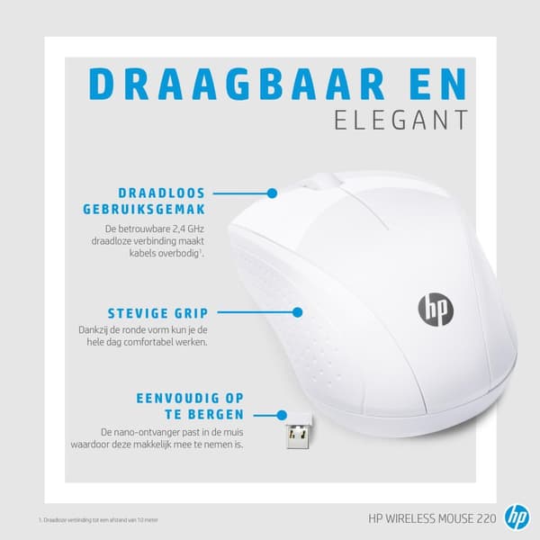 HP 220 mus RF trådlös optisk