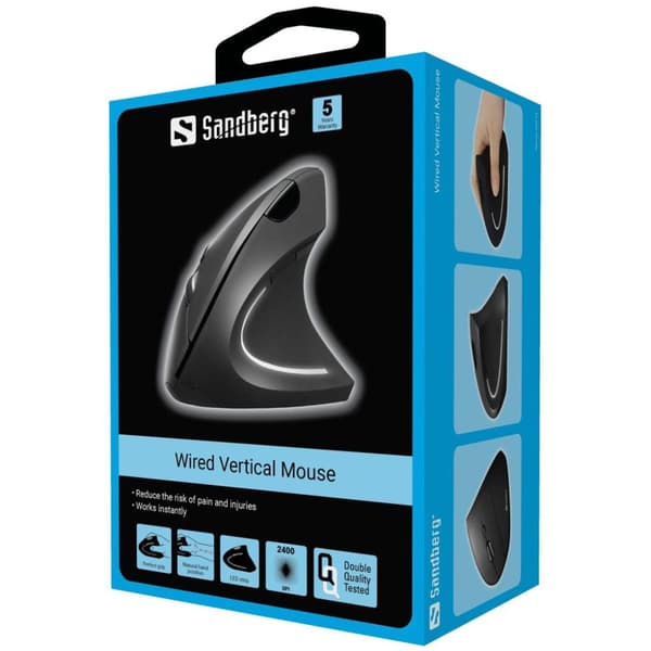 Sandberg 630-14 mus Högerhänt USB Type-A Optisk 2400 DPI