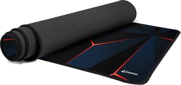 Sharkoon SKILLER SGP30 Game Mouse Pad Sort, Blå, Orange