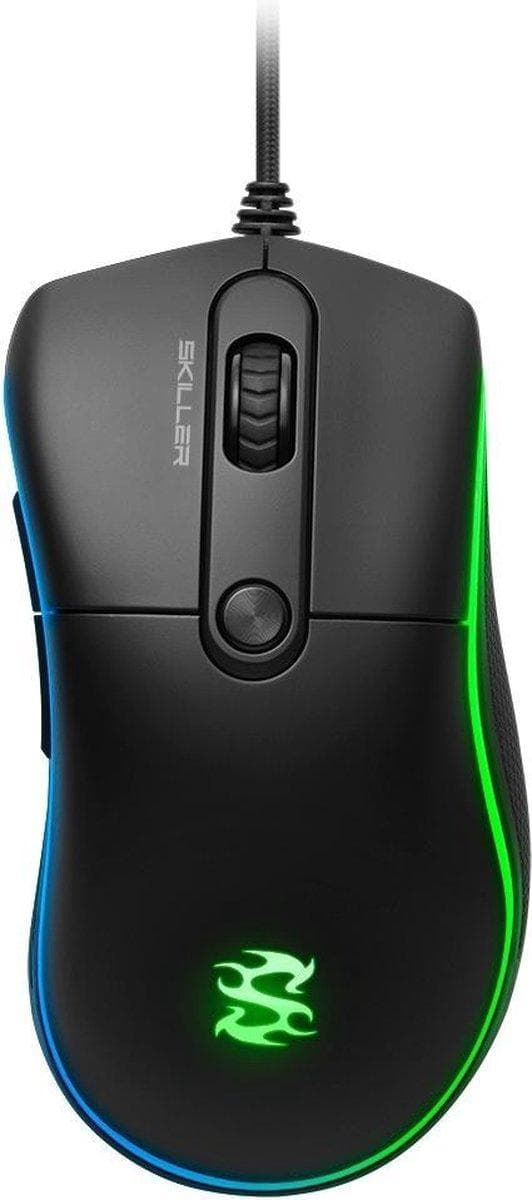 Sharkoon Skiller SGM2 mus Högerhänt USB Type-A Optisk 6400 DPI