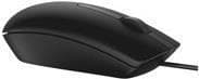 Dell MS116 - Mus - optisk - 2 knappar - trådbunden - USB - svart - för Latitude 5285 2-in-1, Precision Mobile Workstation 35XX, 55XX, 75XX, 77XX