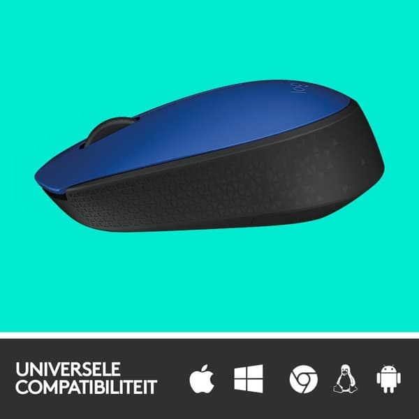 Logitech M171 - Trådlös mus - Blå