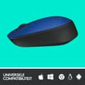 Miniatyrbild 3 av 8: Logitech M171 - Trådlös mus - Blå