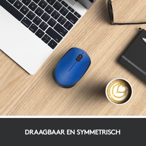 Logitech M171 - Trådlös mus - Blå