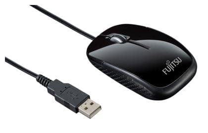 Fujitsu M420NB Mus Ambidextrous USB Type-A Optisk 1000 DPI Svart