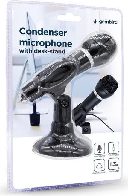 Gembird MIC-D-04 mikrofon svart skrivbordsmikrofon (MIC-D-04)