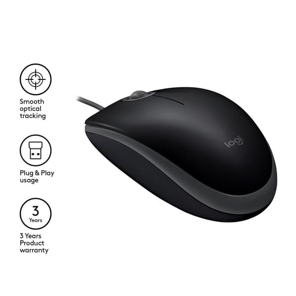 Logitech B110 - Sort