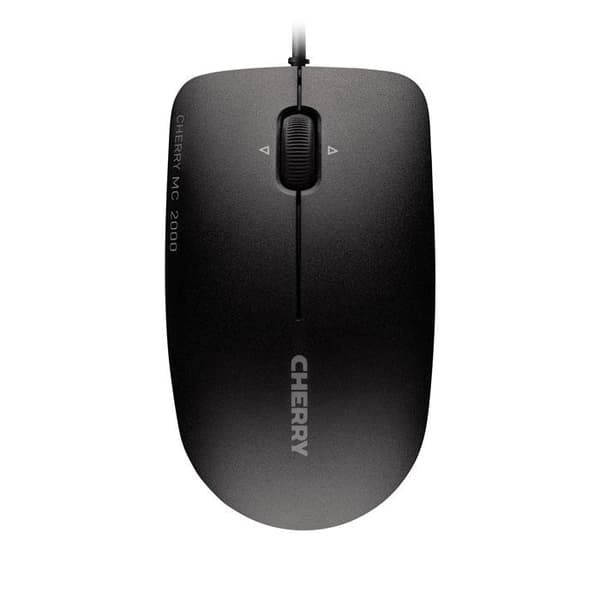 CHERRY MC 2000 - Mus - infraröd - 3 knappar - trådbunden - USB - svart (JM-0600-2) Svart