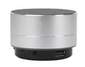 Miniatyrbillede 2 af 3: Manhattan metallisk Bluetooth-højttaler (clearance-priser), stænksikker, rækkevidde 10m, microSD-kortlæser, Aux 3,5 mm-stik, USB-A-opladningskabel med