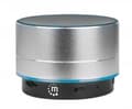 Miniatyrbillede 1 af 3: Manhattan metallisk Bluetooth-højttaler (clearance-priser), stænksikker, rækkevidde 10m, microSD-kortlæser, Aux 3,5 mm-stik, USB-A-opladningskabel med